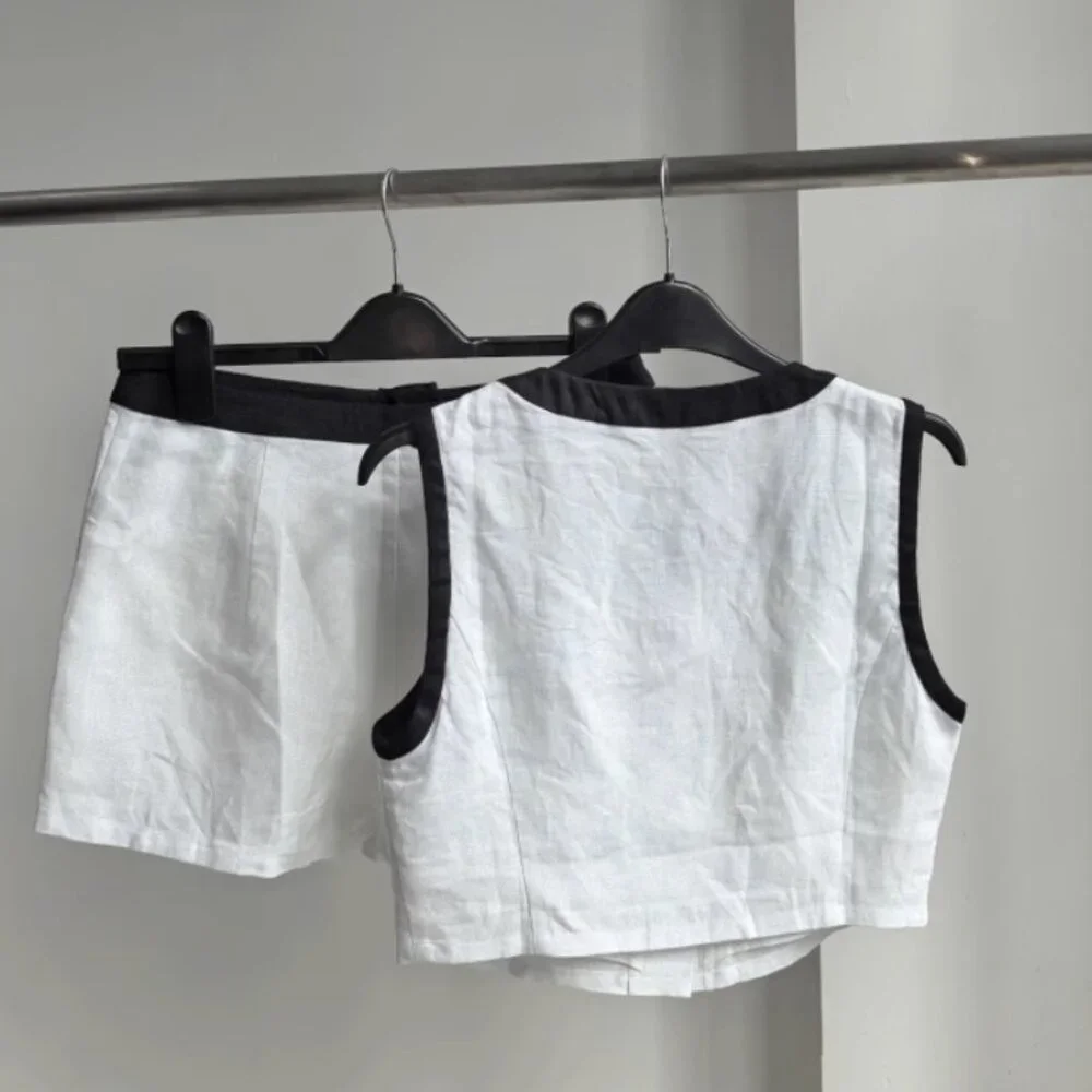 Reformation Roxy Linen Two Piece in White